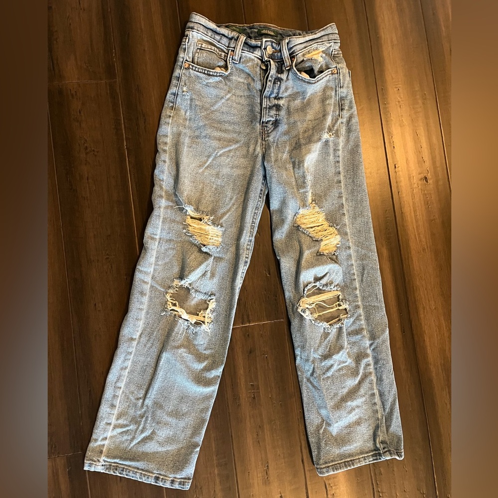 Wild Fable Straight Leg Ripped Jeans
